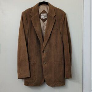 Perfect VINTAGE suede leather sport coat